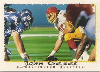 #119 John Gesek - Washington Redskins - 1995 Topps Football