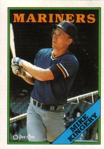 #119 Mike Kingery - Seattle Mariners - 1988 O-Pee-Chee Baseball