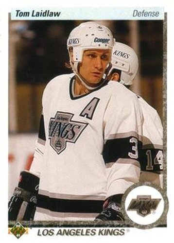 #119 Tom Laidlaw - Los Angeles Kings - 1990-91 Upper Deck Hockey