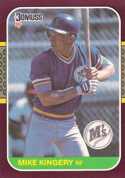 #119 Mike Kingery - Seattle Mariners - 1987 Donruss Opening Day Baseball