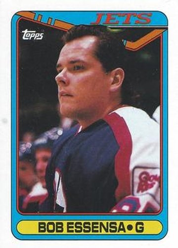 #119 Bob Essensa - Winnipeg Jets - 1990-91 Topps Hockey