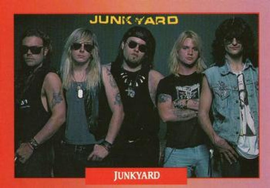 #119 Junkyard - 1991 Brockum Rock Cards