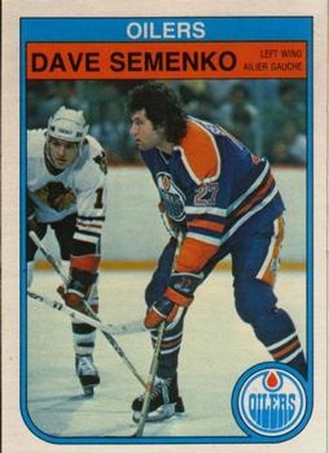 #119 Dave Semenko - Edmonton Oilers - 1982-83 O-Pee-Chee Hockey