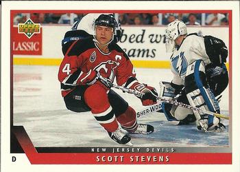 #119 Scott Stevens - New Jersey Devils - 1993-94 Upper Deck Hockey