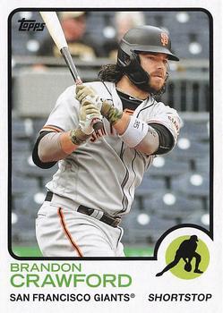 #119 Brandon Crawford - San Francisco Giants - 2021 Topps Archives Baseball