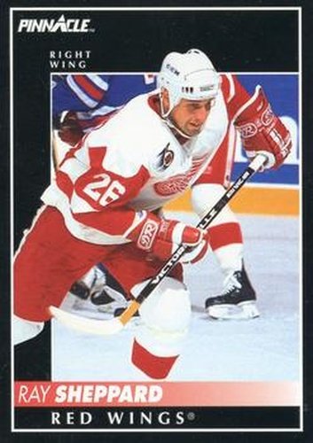 #119 Ray Sheppard - Detroit Red Wings - 1992-93 Pinnacle Canadian Hockey