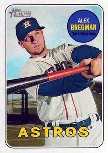 #119 Alex Bregman - Houston Astros - 2018 Topps Heritage Baseball