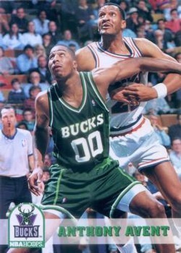 #119 Anthony Avent - Milwaukee Bucks - 1993-94 Hoops Basketball