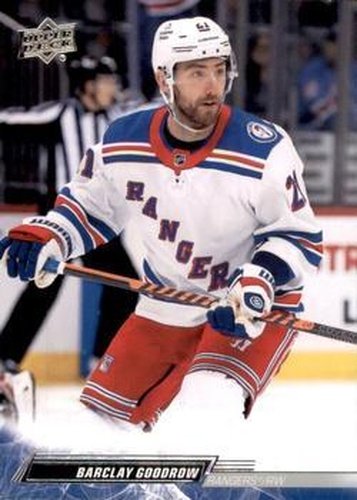 #119 Barclay Goodrow - New York Rangers - 2022-23 Upper Deck Hockey