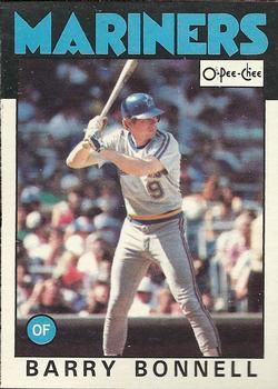 #119 Barry Bonnell - Seattle Mariners - 1986 O-Pee-Chee Baseball