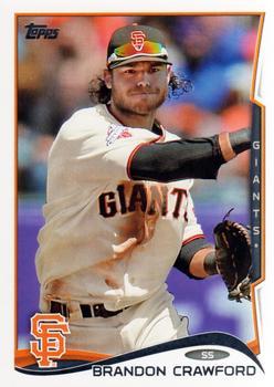 #119 Brandon Crawford - San Francisco Giants - 2014 Topps Baseball