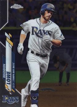 #119 Brandon Lowe - Tampa Bay Rays - 2020 Topps Chrome Baseball