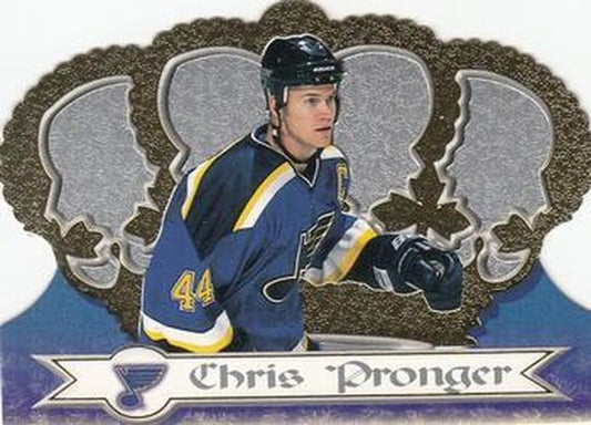 #119 Chris Pronger - St. Louis Blues - 1999-00 Pacific Crown Royale Hockey