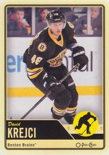 #119 David Krejci - Boston Bruins - 2012-13 O-Pee-Chee Hockey