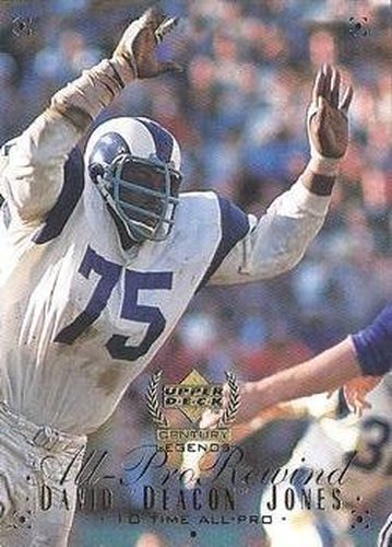 #119 Deacon Jones - Los Angeles Rams - 1999 Upper Deck Century Legends Football