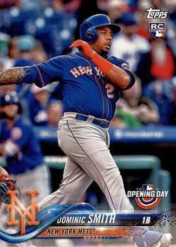 #119 Dominic Smith - New York Mets - 2018 Topps Opening Day Baseball