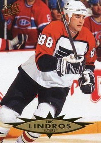 #119 Eric Lindros - Philadelphia Flyers - 1995-96 Ultra Hockey