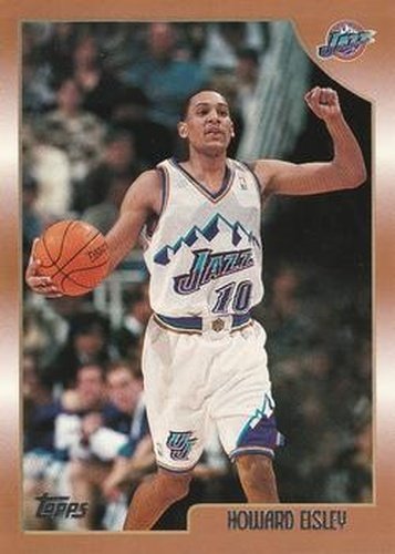 #119 Howard Eisley - Utah Jazz - 1998-99 Topps Basketball