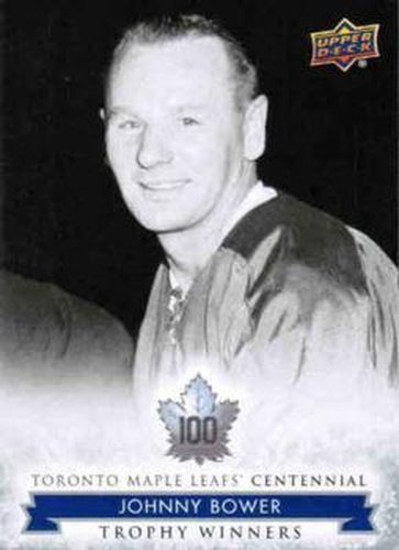 #119 Johnny Bower - Toronto Maple Leafs - 2017 Upper Deck Toronto Maple Leafs Centennial Hockey