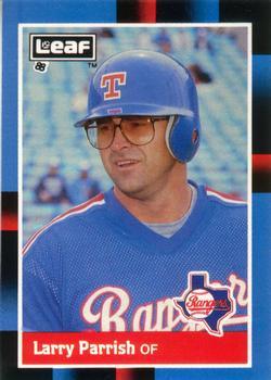 #119 Larry Parrish - Texas Rangers - 1988 Leaf Baseball