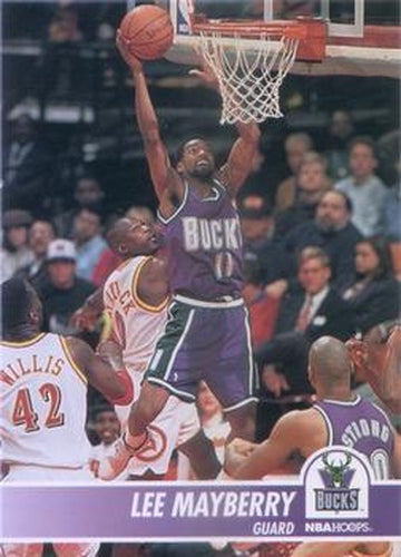 #119 Lee Mayberry - Milwaukee Bucks - 1994-95 Hoops Basketball