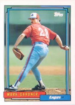 #119 Mark Gardner - Montreal Expos - 1992 Topps Baseball