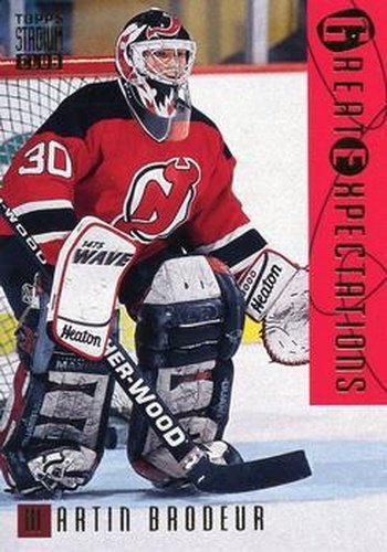 #119 Martin Brodeur - New Jersey Devils - 1994-95 Stadium Club Hockey