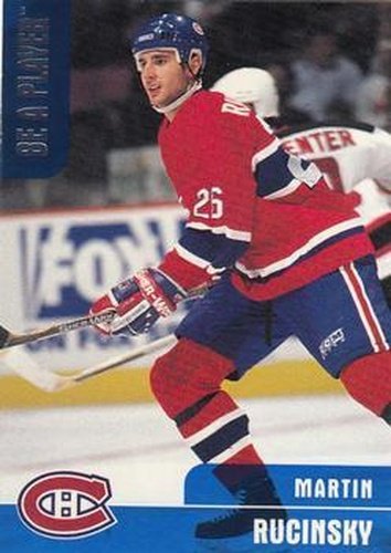 #119 Martin Rucinsky - Montreal Canadiens - 1999-00 Be a Player Memorabilia Hockey