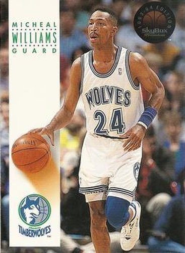 #119 Micheal Williams - Minnesota Timberwolves - 1993-94 SkyBox Premium Basketball