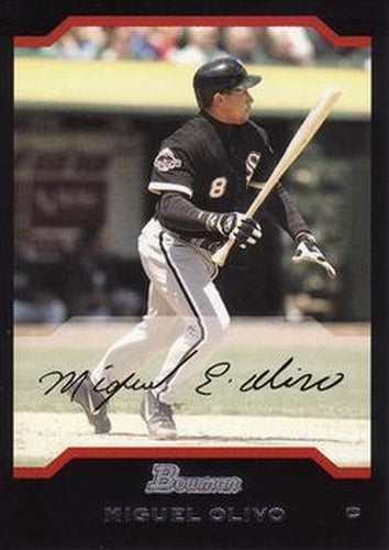 #119 Miguel Olivo - Chicago White Sox - 2004 Bowman Baseball