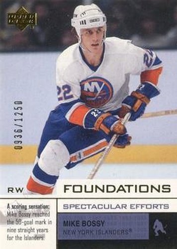 #119 Mike Bossy - New York Islanders - 2002-03 Upper Deck Foundations Hockey