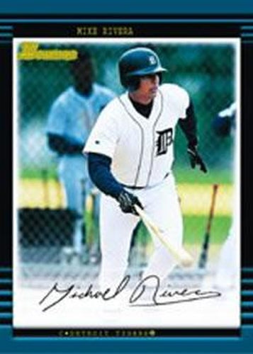 #119 Mike Rivera - Detroit Tigers - 2002 Bowman Baseball