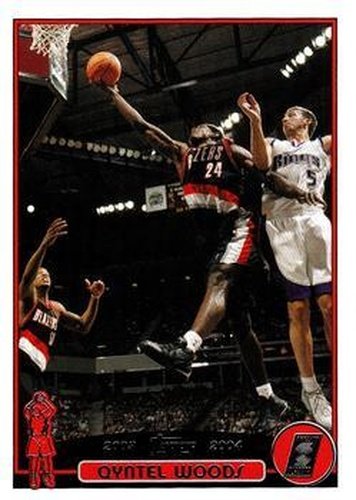 #119 Qyntel Woods - Portland Trail Blazers - 2003-04 Topps Basketball