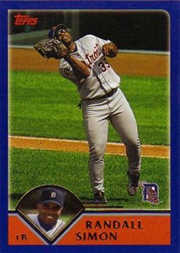 #119 Randall Simon - Detroit Tigers - 2003 Topps Baseball