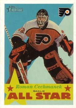 #119 Roman Cechmanek - Philadelphia Flyers - 2001-02 Topps Heritage Hockey