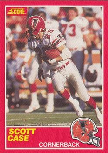 #119 Scott Case - Atlanta Falcons - 1989 Score Football