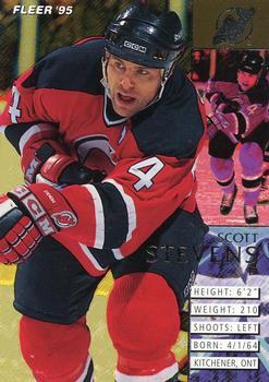 #119 Scott Stevens - New Jersey Devils - 1994-95 Fleer Hockey