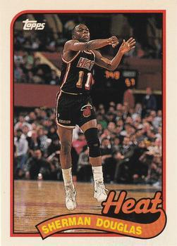 #119 Sherman Douglas - Miami Heat - 1992-93 Topps Archives Basketball
