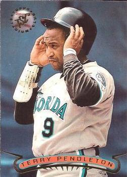 #119 Terry Pendleton - Florida Marlins - 1996 Stadium Club Baseball