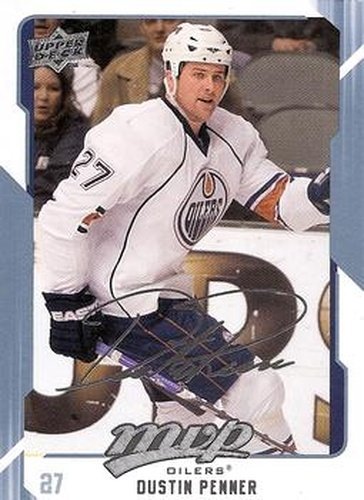 #119 Dustin Penner - Edmonton Oilers - 2008-09 Upper Deck MVP Hockey