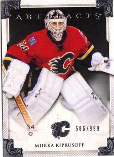#119 Miikka Kiprusoff - Calgary Flames - 2013-14 Upper Deck Artifacts Hockey
