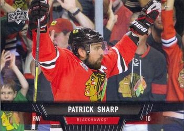 #119 Patrick Sharp - Chicago Blackhawks - 2013-14 Upper Deck Hockey