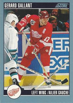 #119 Gerard Gallant - Detroit Red Wings - 1992-93 Score Canadian Hockey