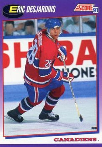 #119 Eric Desjardins - Montreal Canadiens - 1991-92 Score American Hockey