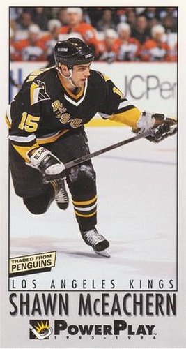 #119 Shawn McEachern - Los Angeles Kings - 1993-94 Fleer PowerPlay Hockey