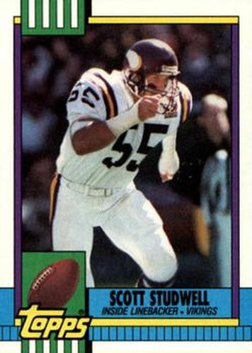 #119 Scott Studwell - Minnesota Vikings - 1990 Topps Football