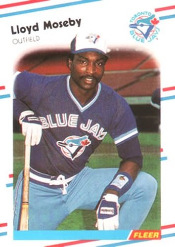 #119 Lloyd Moseby - Toronto Blue Jays - 1988 Fleer Baseball