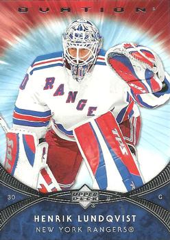 #119 Henrik Lundqvist - Henrik Lundqvist - 2007-08 Upper Deck Ovation Hockey