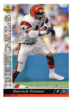 #119 Derrick Fenner - Cincinnati Bengals - 1993 Upper Deck Football