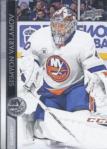 #119 Semyon Varlamov - New York Islanders - 2020-21 Upper Deck Hockey